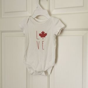 3/$20 Rae dunn onesie size 3-6 m